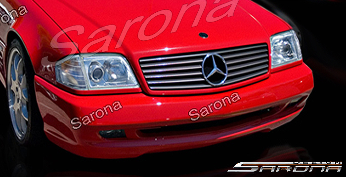 Custom Mercedes SL  Convertible Front Bumper (1990 - 2002) - $590.00 (Part #MB-047-FB)